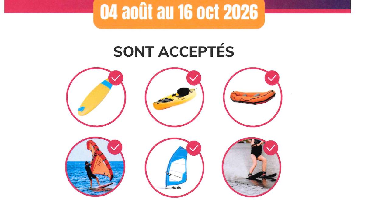 Collecte d'articles nautiques - 04/08 au 16/10