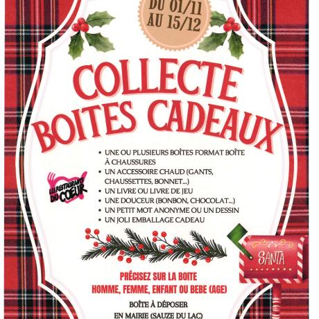 Collecte des Boîtes Cadeaux