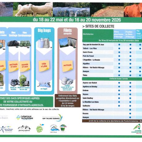 COLLECTE DECHETS AGRICOLES 