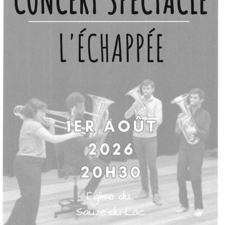 CONCERT SPECTACLE L'ECHAPEE