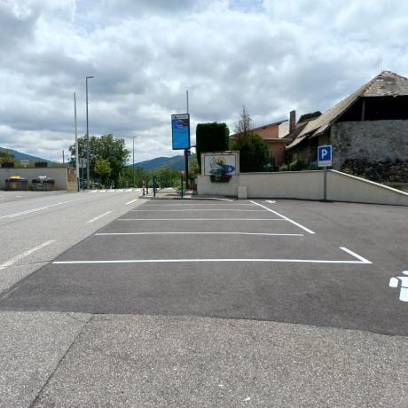 marquage parking bus scolaire