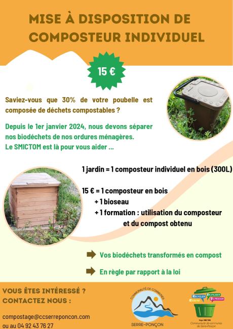 MISE A DISPOSITION DE COMPOSTEUR INDIVIDUEL